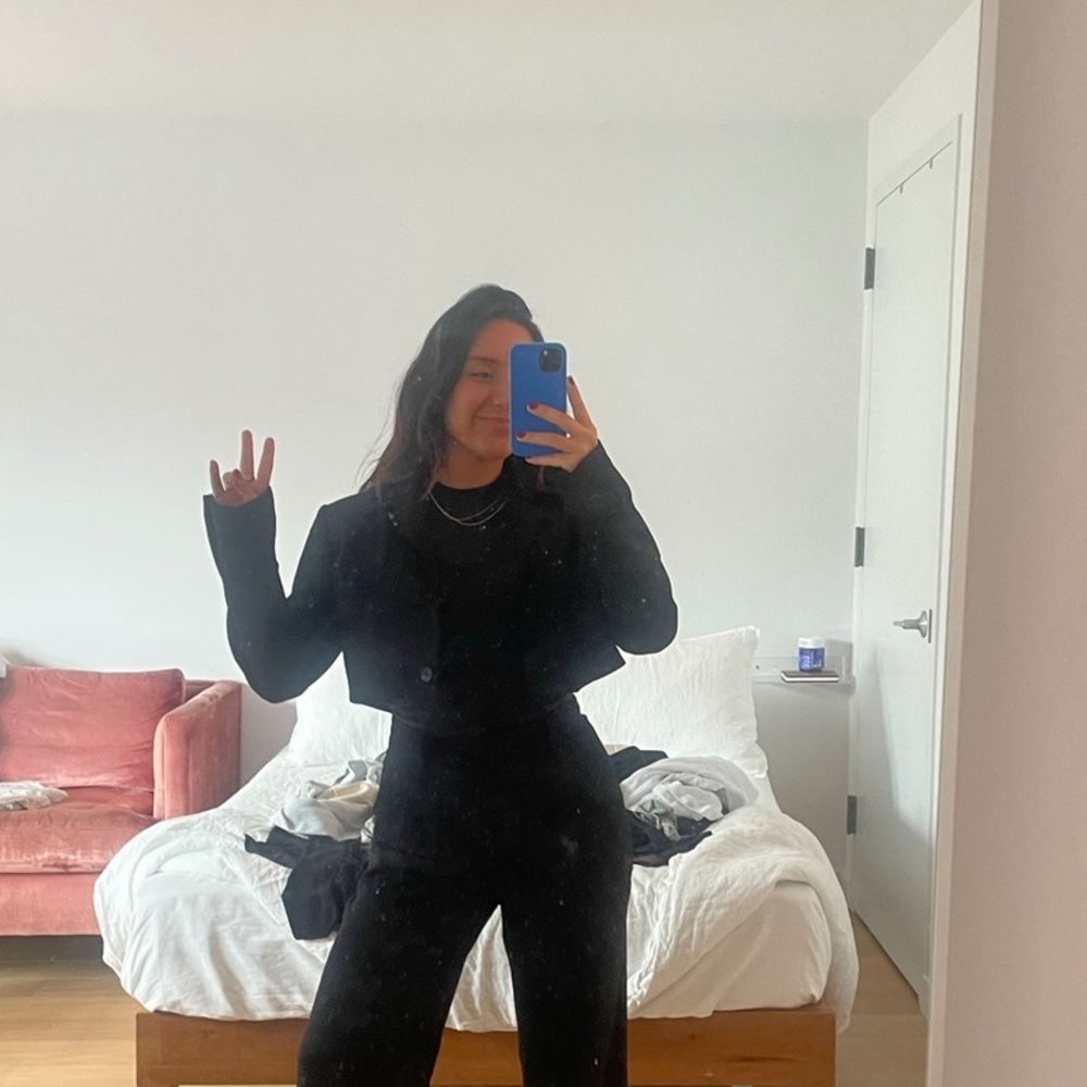 Zara cropped blazer